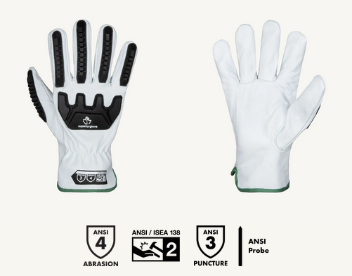 Superior Glove® Endura® 378GVBE Impact Driver Gloves ANSI safety ratings